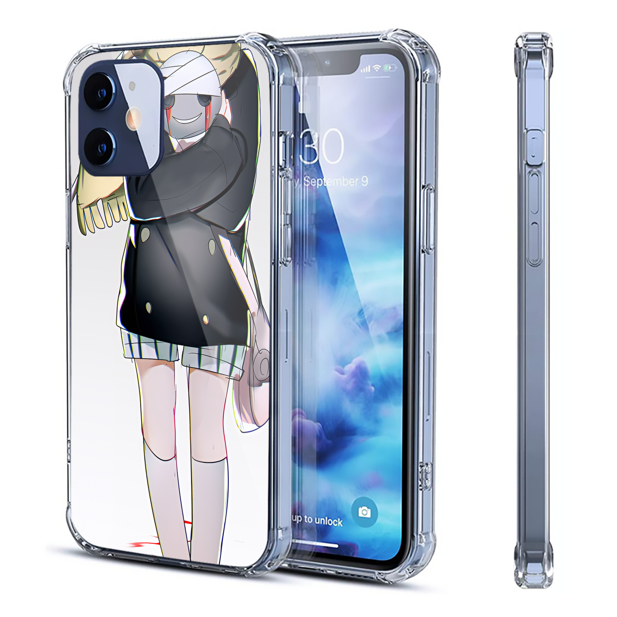 （画像用） 文豪ストレイドッグス Bungo Stray Dogs 【iPhone 12シリーズ対応】透明スマホケース（クリアソフトケース）